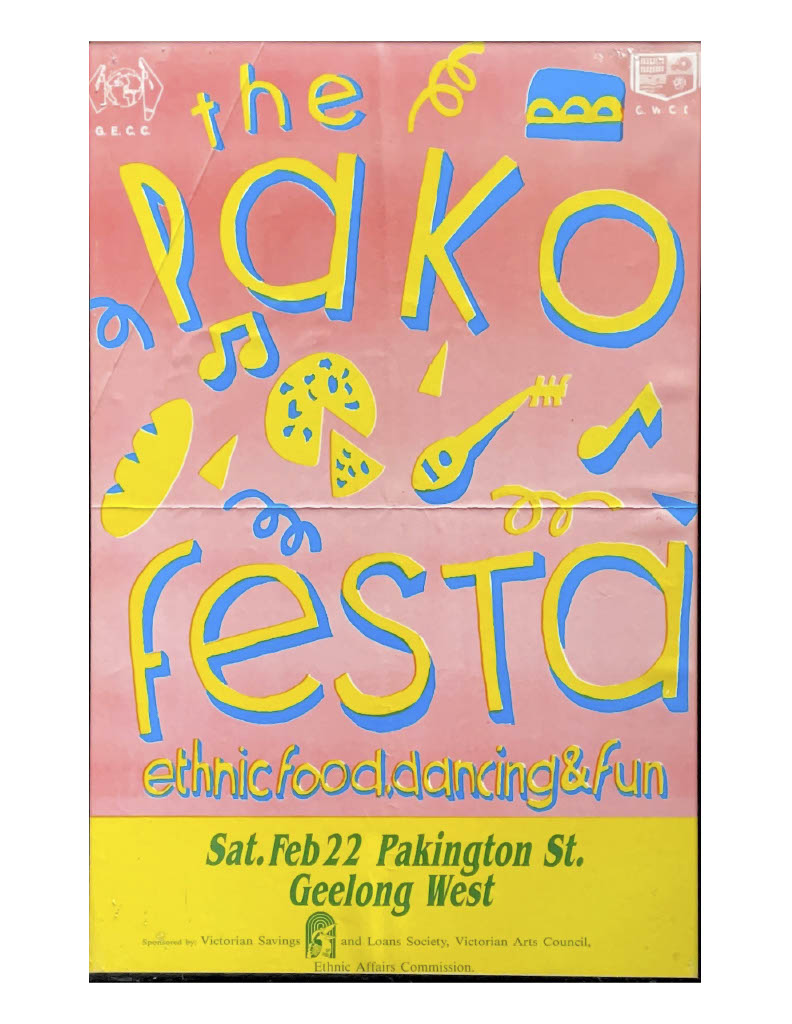 1986 Pako Festa Poster