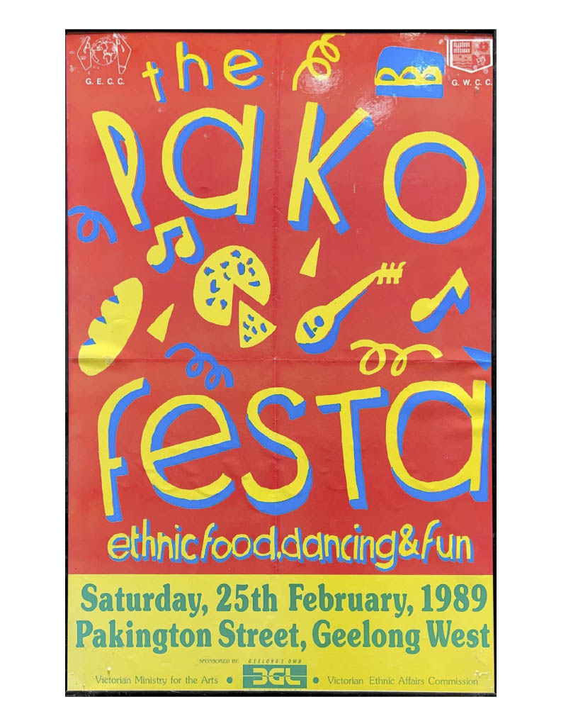 1989 Pako Festa Poster