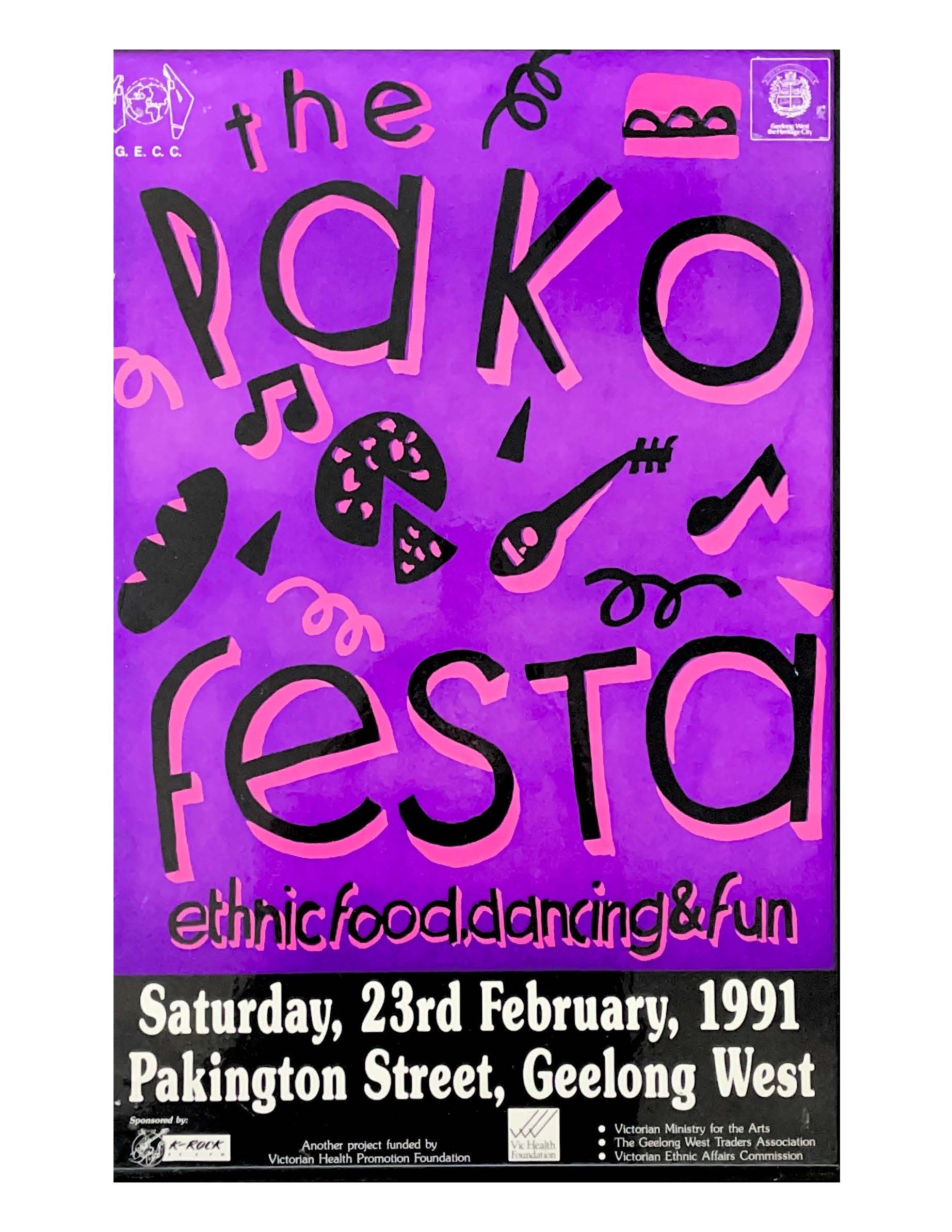 1991 Pako Festa Poster